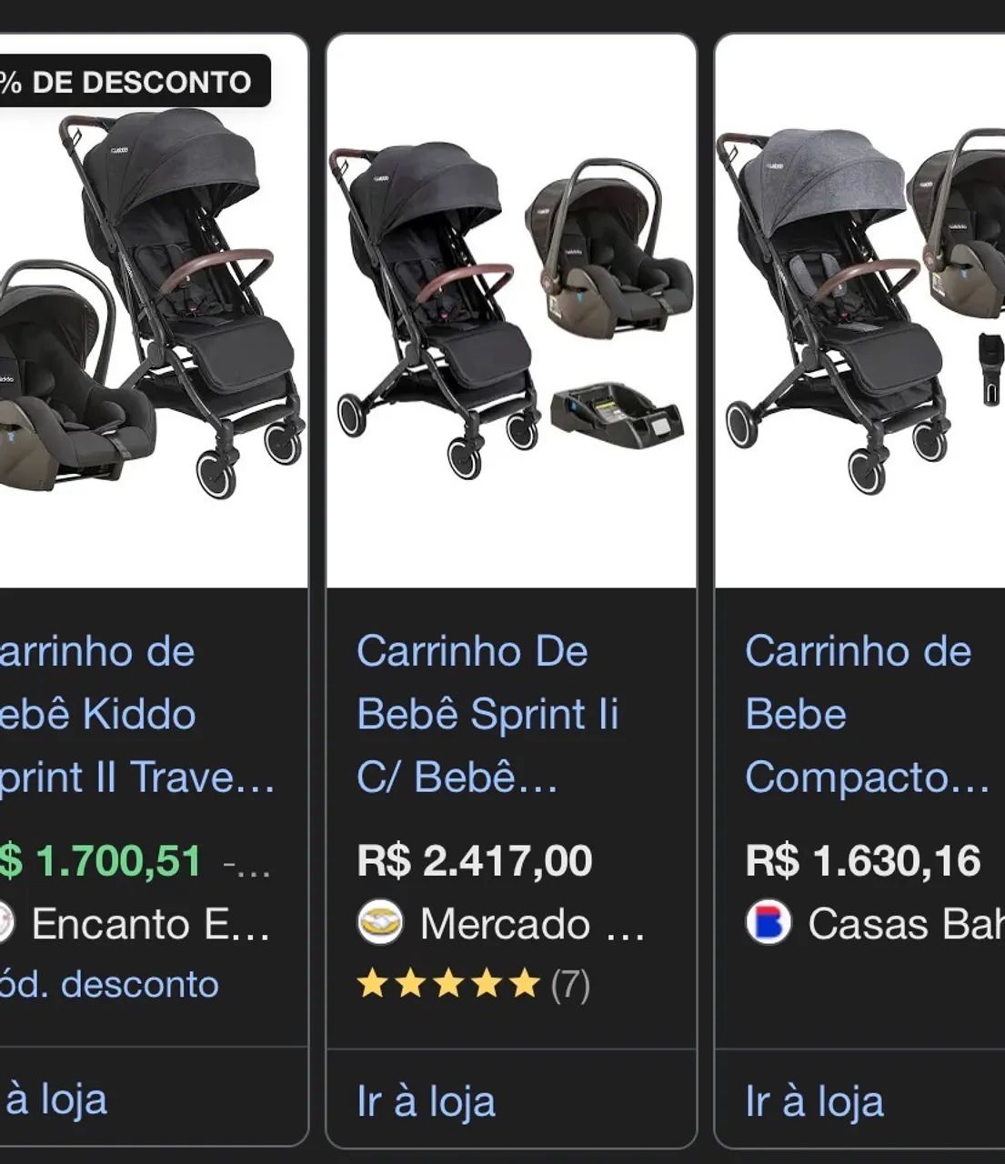 Carrinho de bebê + bebê conforto Kiddo - Foto 5