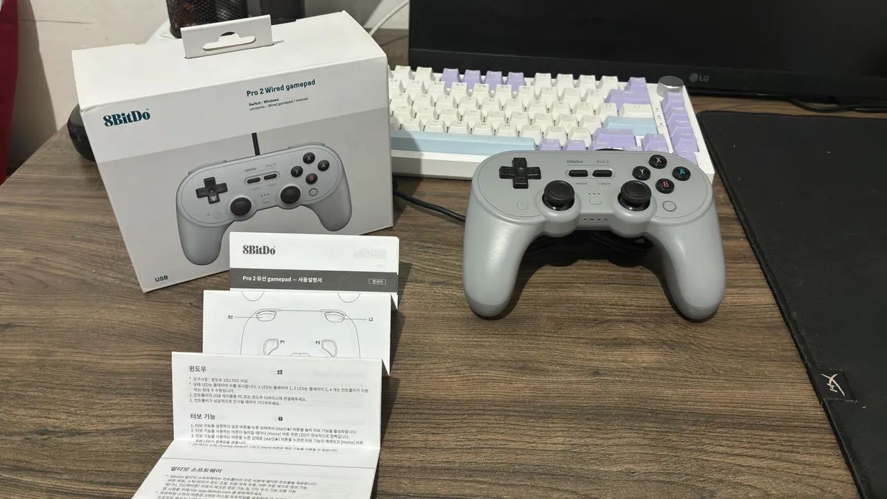 8BitDo Pro 2 Wired Controle