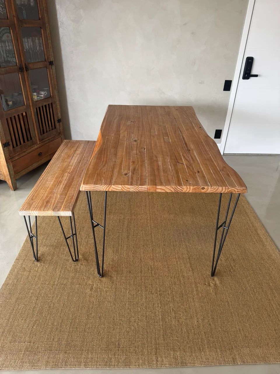 Mesa retangular madeira de demolição  - Foto 4