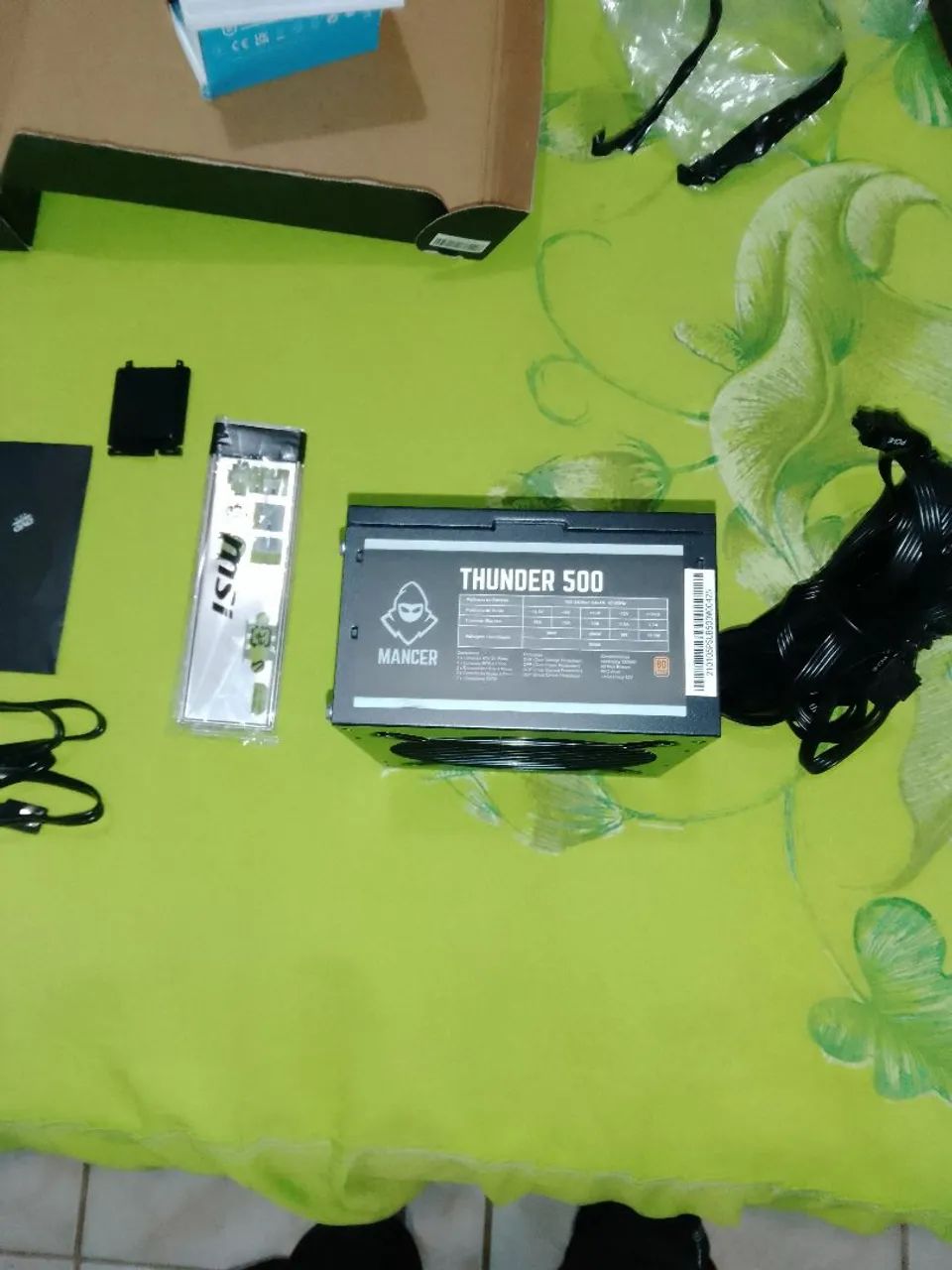 Kit Intel i3 10105F+MSI B560M PRO-e, e Fonte Mancer 500W 80 Plus. - Foto 5