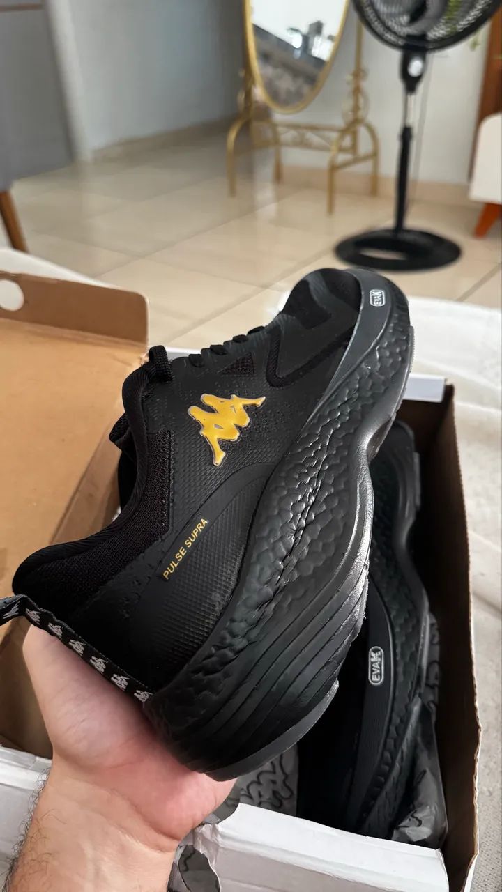 Tênis Pulse Supra Preto/Dourado - Foto 2