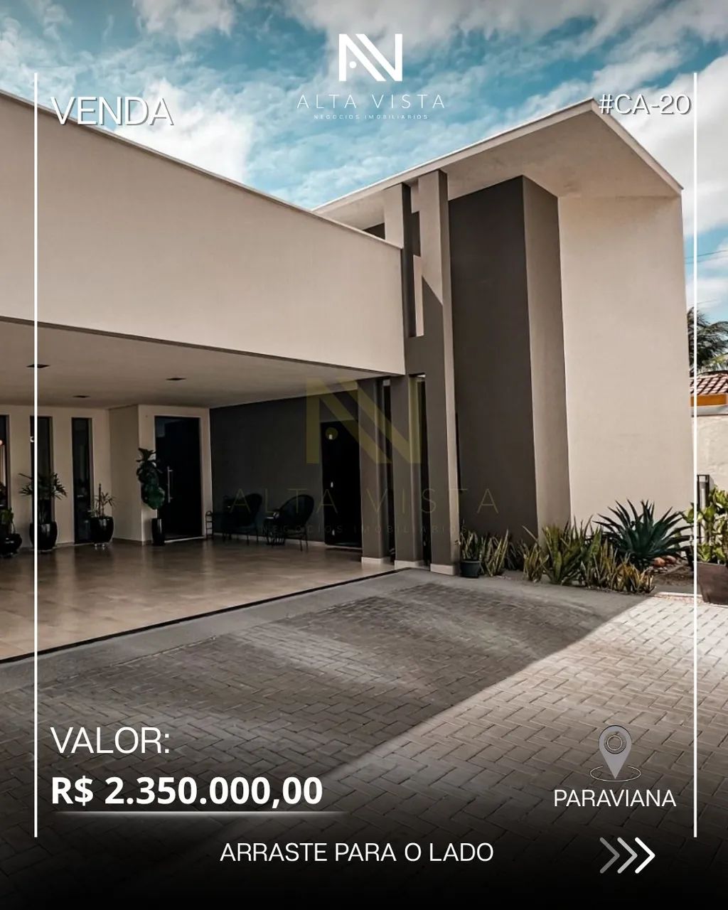 Casa 3 quartos em Paraviana