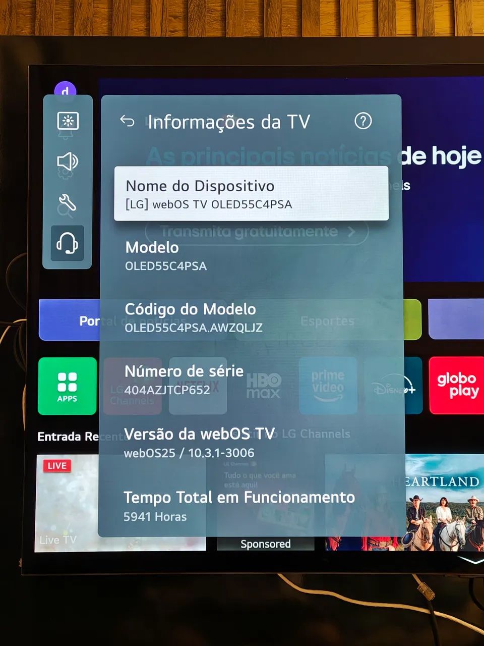 Smart tv OLED  evo 55 4k LG - Foto 5