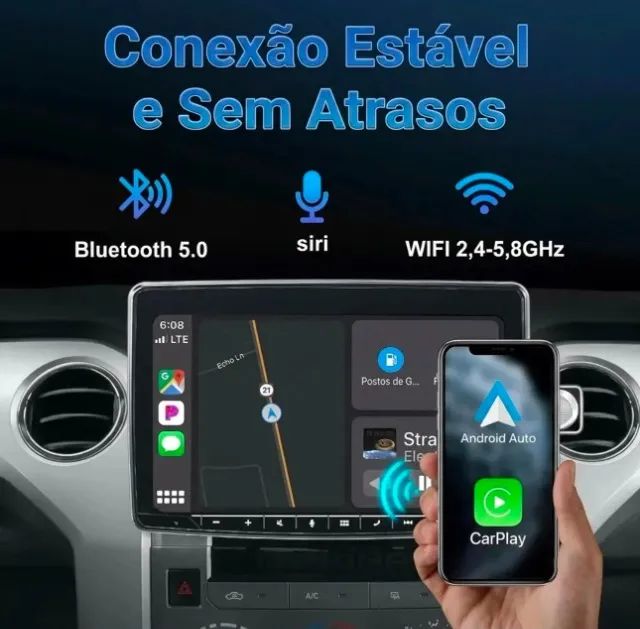 CarPlay Adaptador Sem Fio - Foto 2