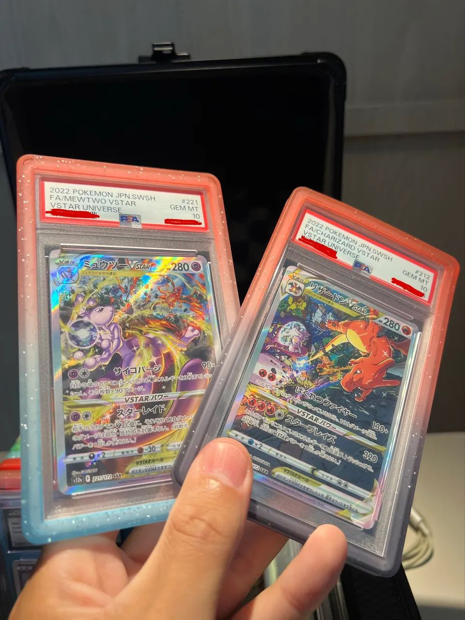 Charizard + Mewtwo Vstar PSA 10
