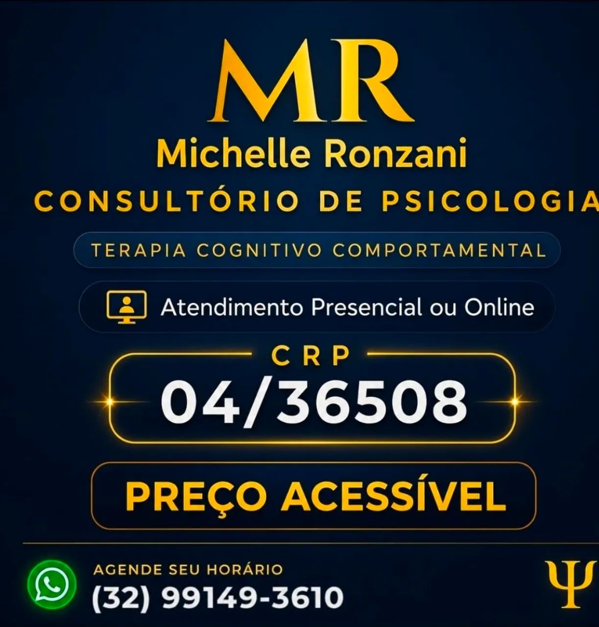 Atendimento psicológico 