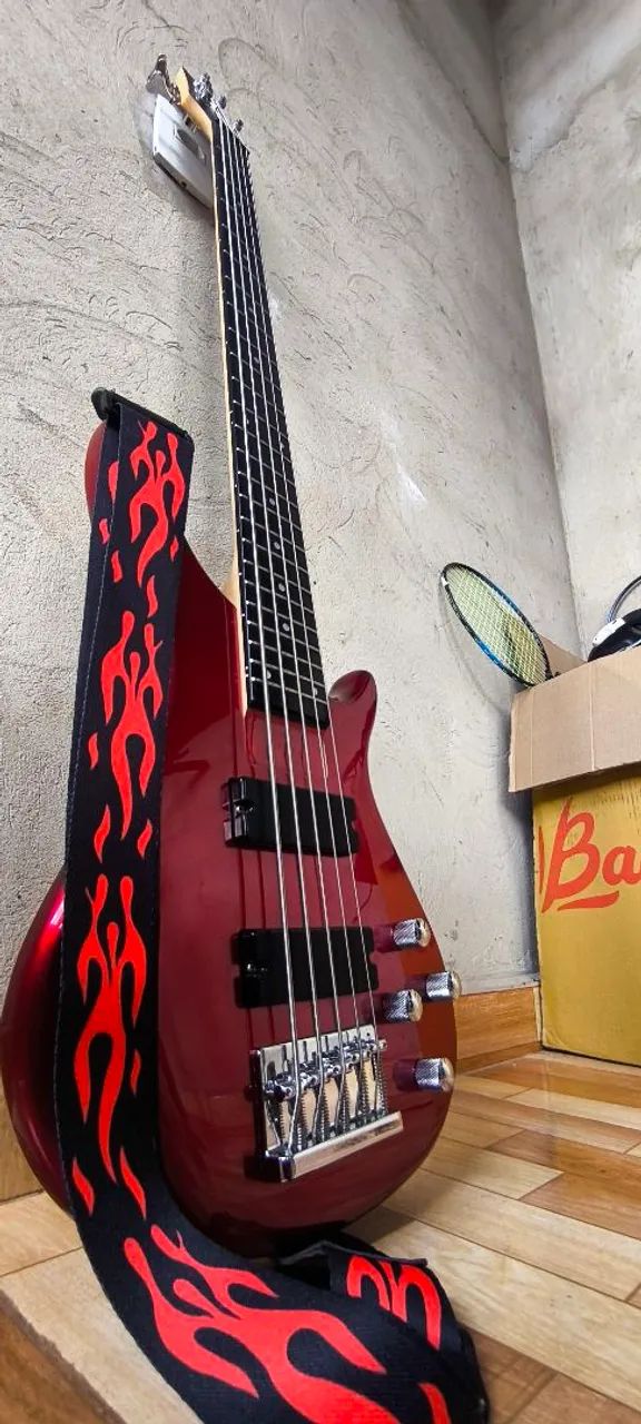 Baixo 5 Cordas Giannini Gb205a usado - Foto 6