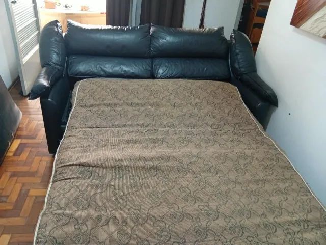 Sofá Cama - 3 lugares, com colchão casal - Foto 3