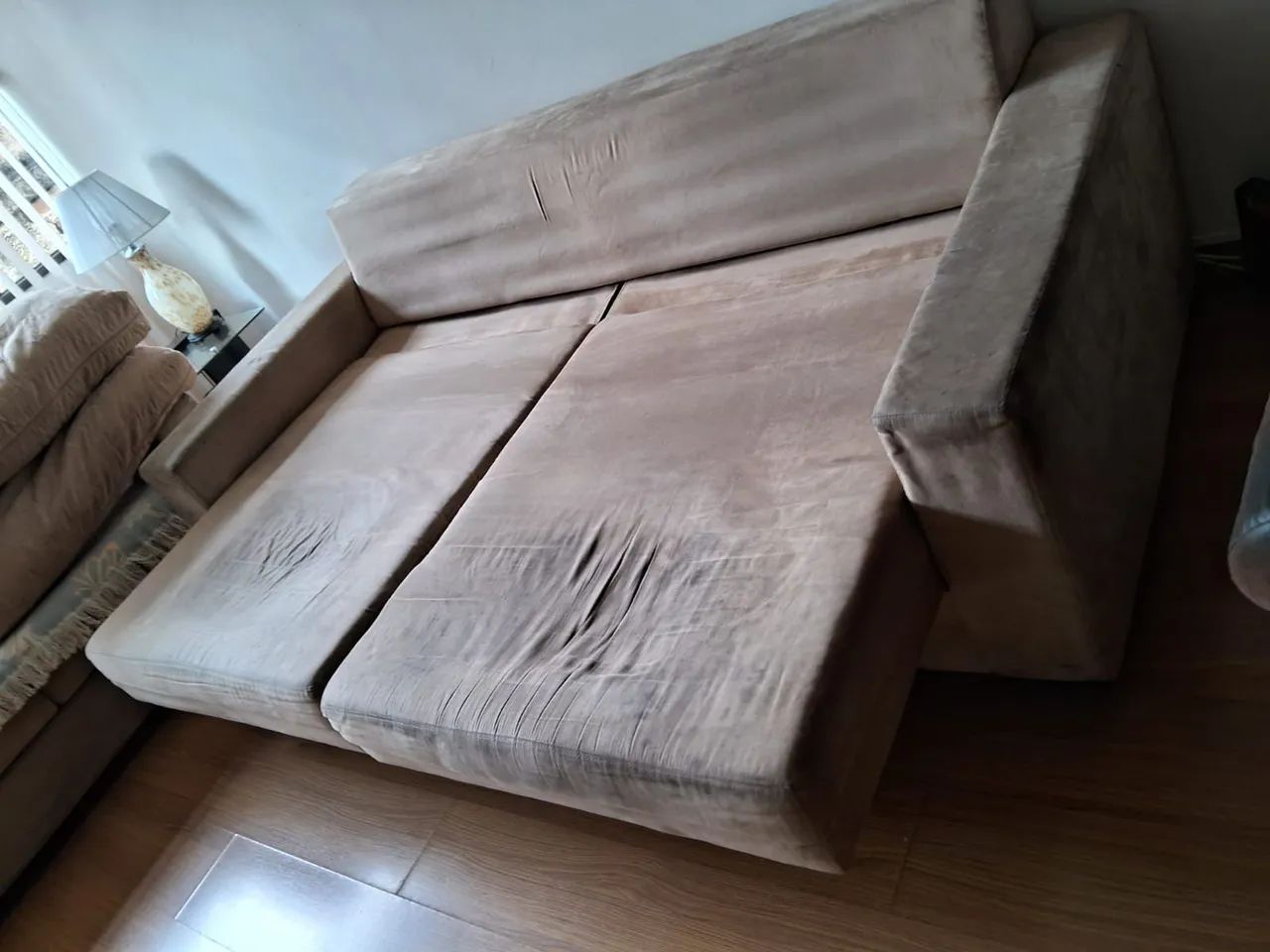 Vende-se sofa retrátil 2 e 3 lugares padrão cielo - Foto 5