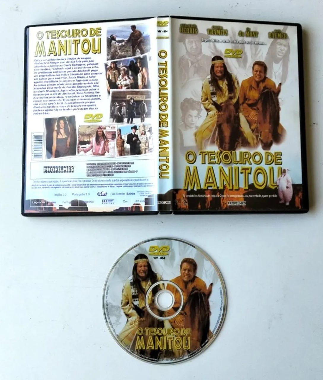 Dvd Filme O Tesouro de Manitou - 2001 - Usado  - Foto 4