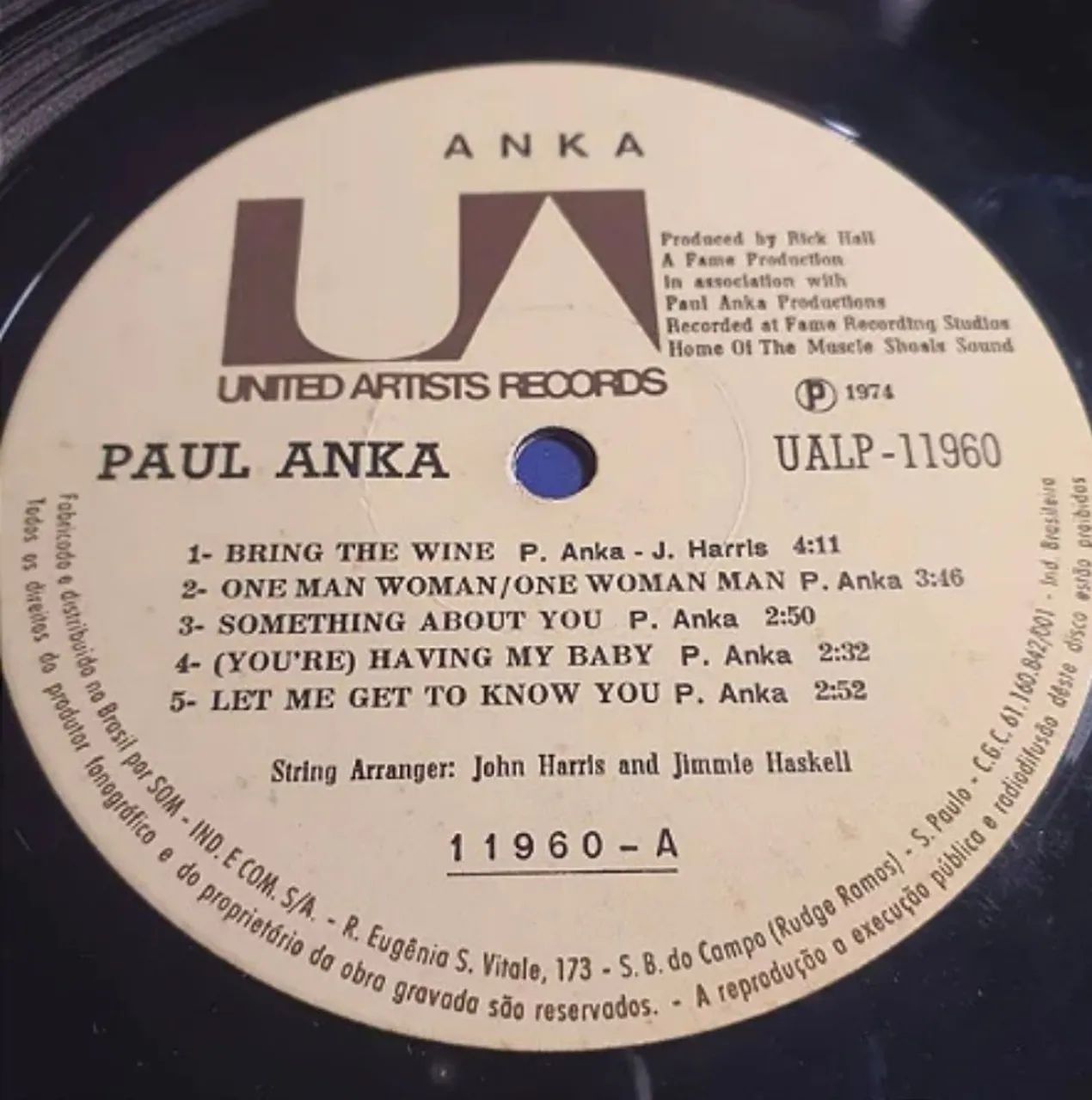 Disco de vinil Paul Anka - Anka - Foto 3