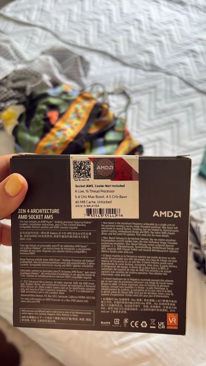 Processador AMD Ryzen 7 7700X - Foto 3