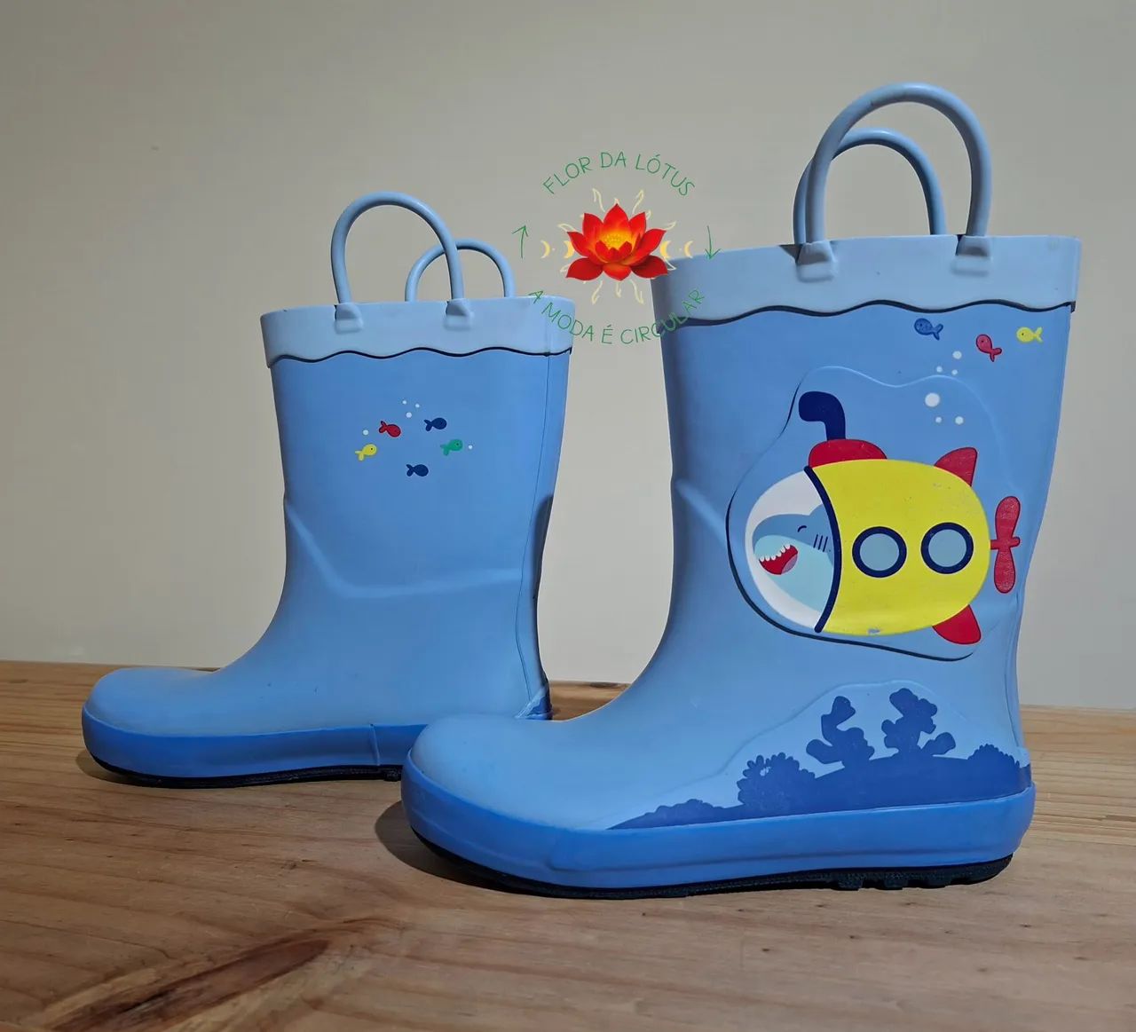 Bota Galocha Azul Importada Target Tam.30 (US12) 