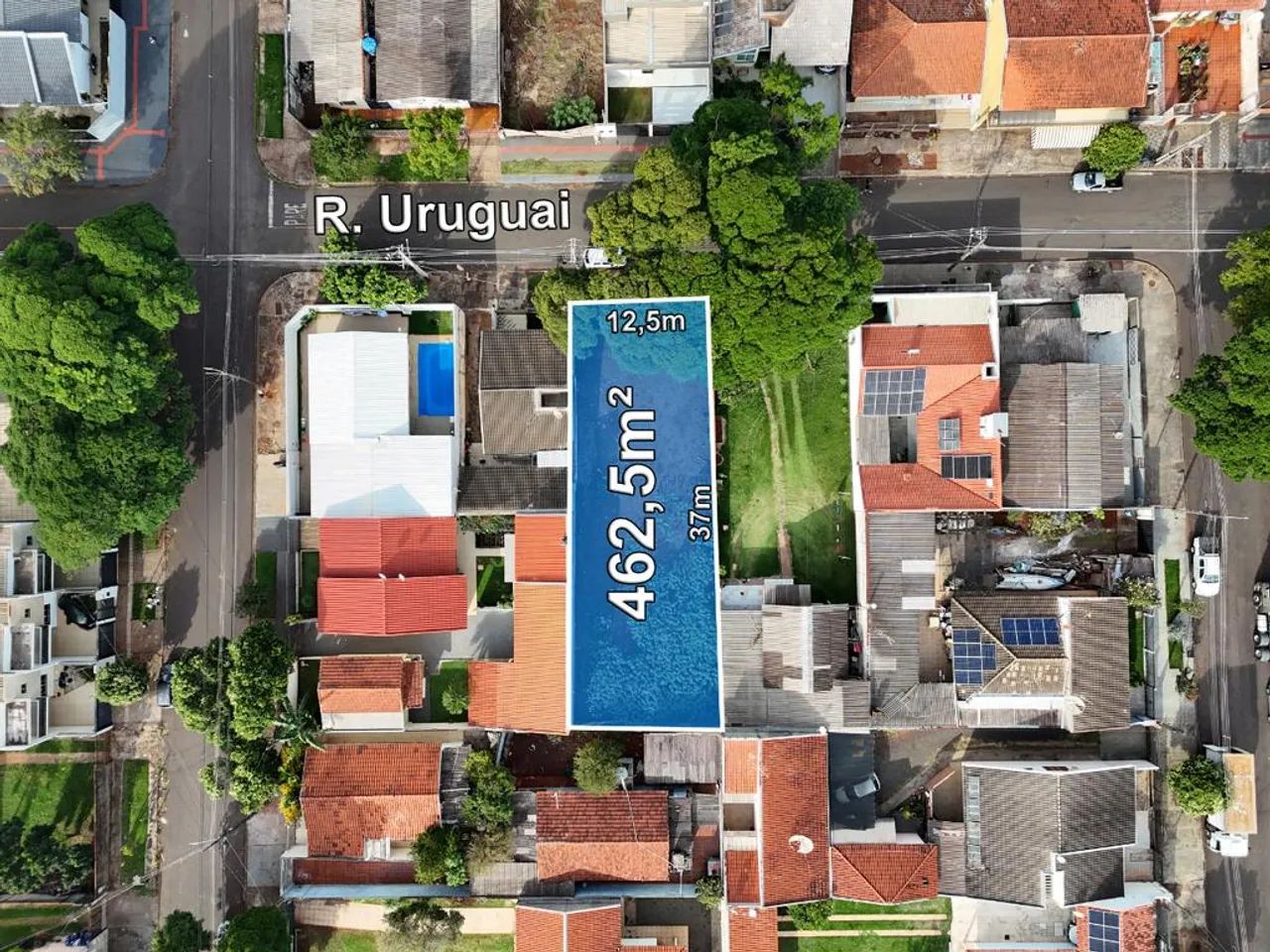 Terreno à venda em Maringá, Jardim Alvorada, com 462.5 m²