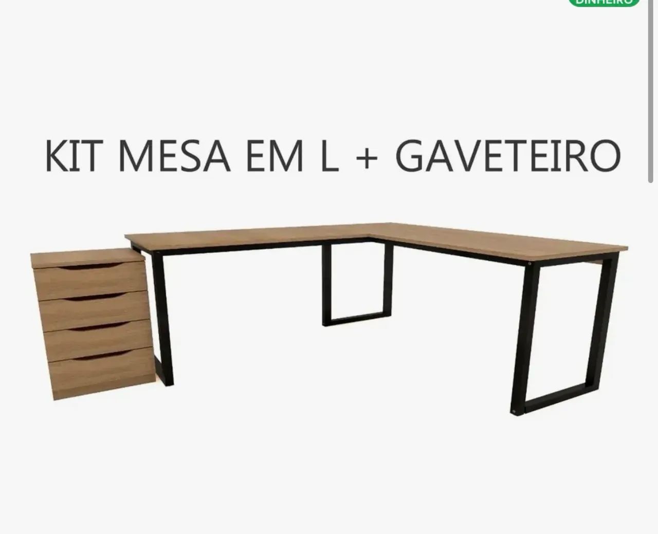 Mesa para escritório em L