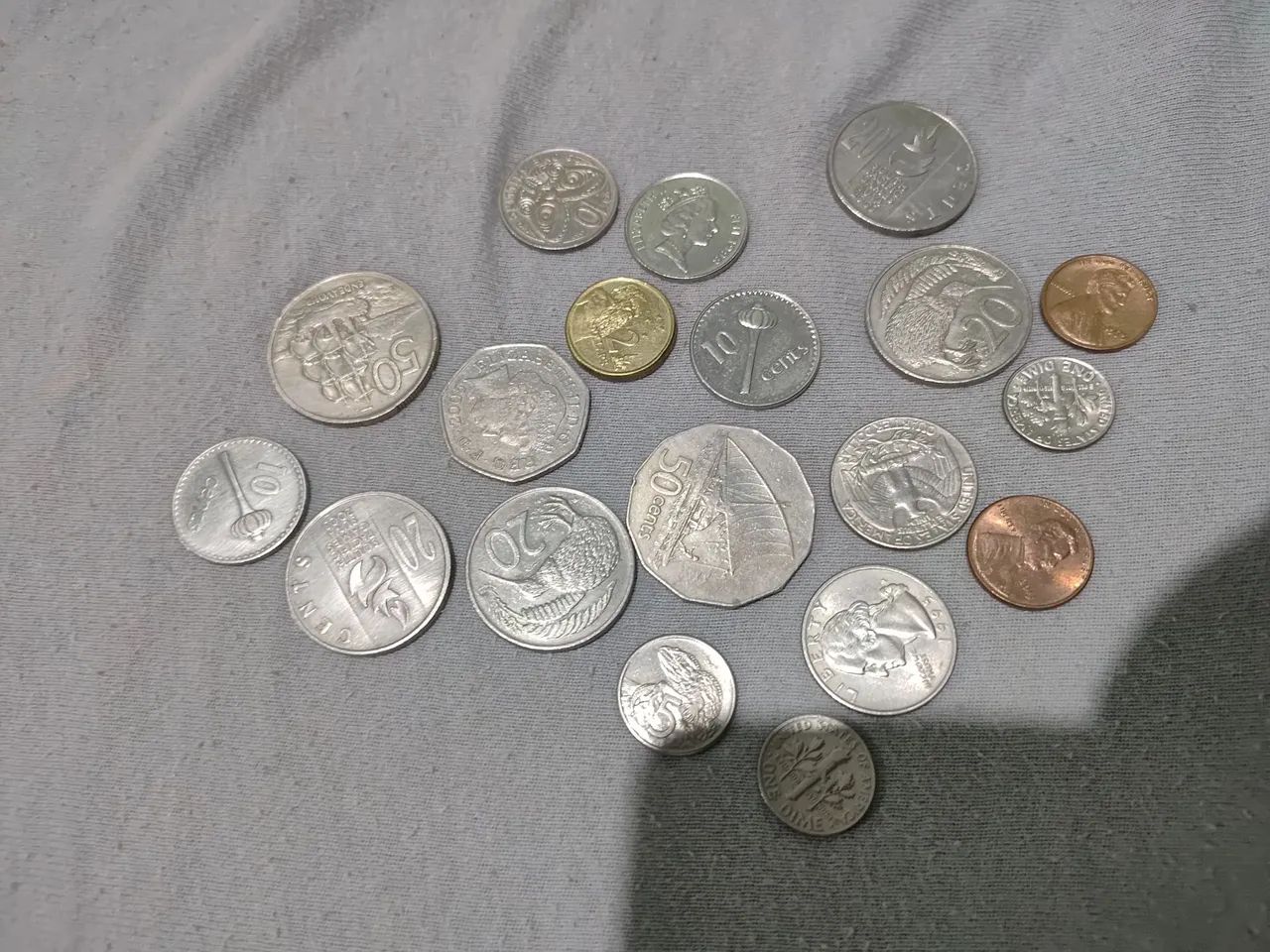 Coleção de moedas e notas antigas nacionais e internacionais  - Foto 4