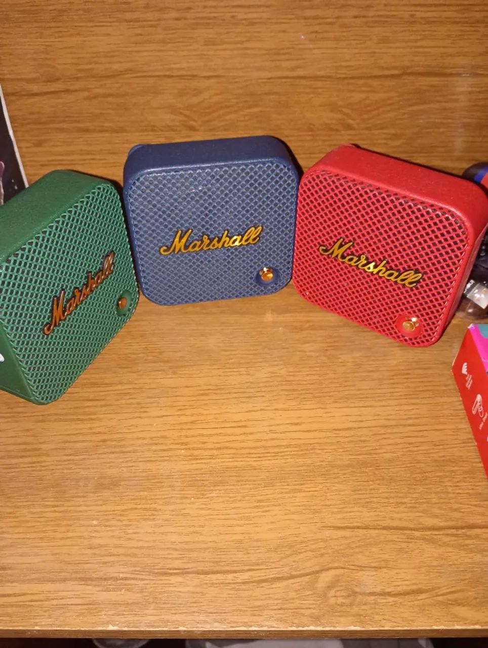 Kit Eletrônicos: fone bluetooth M19, Cabo Tipo C Inova e e caixa de som Marshall - Foto 5