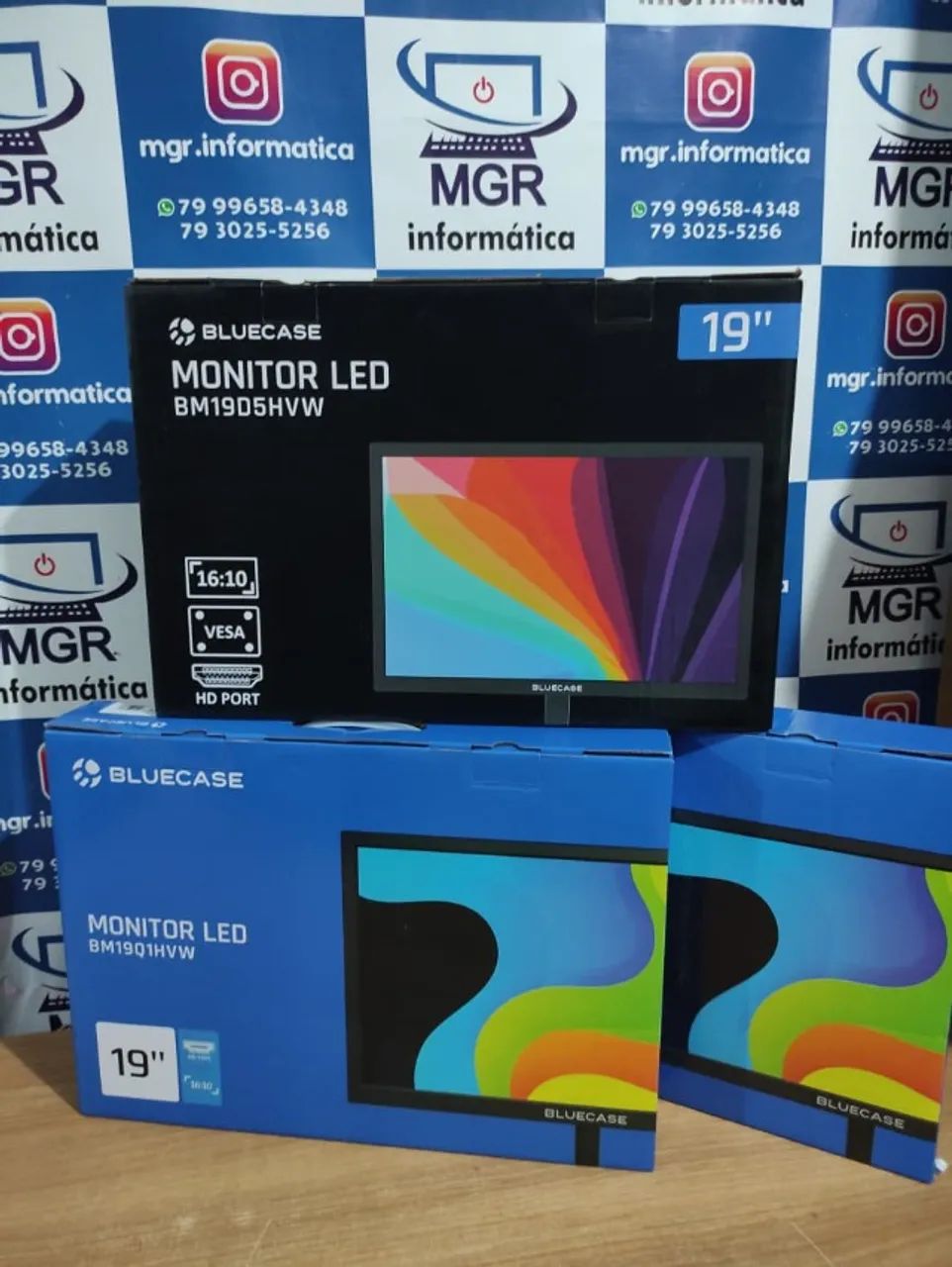 MOnitor 19" Bluecase