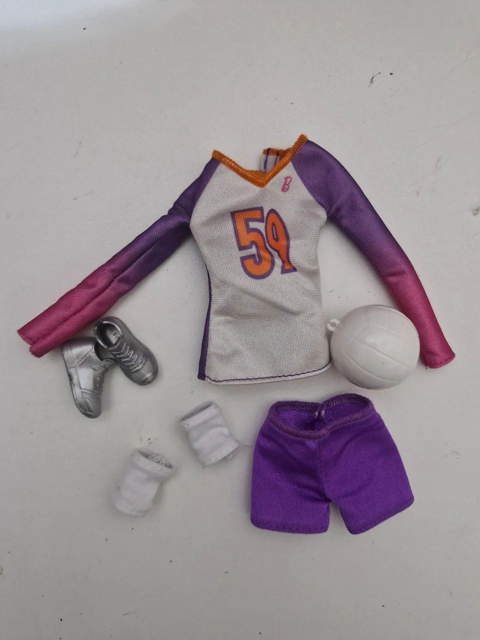 Roupa Completa Barbie Profissões Vôlei 