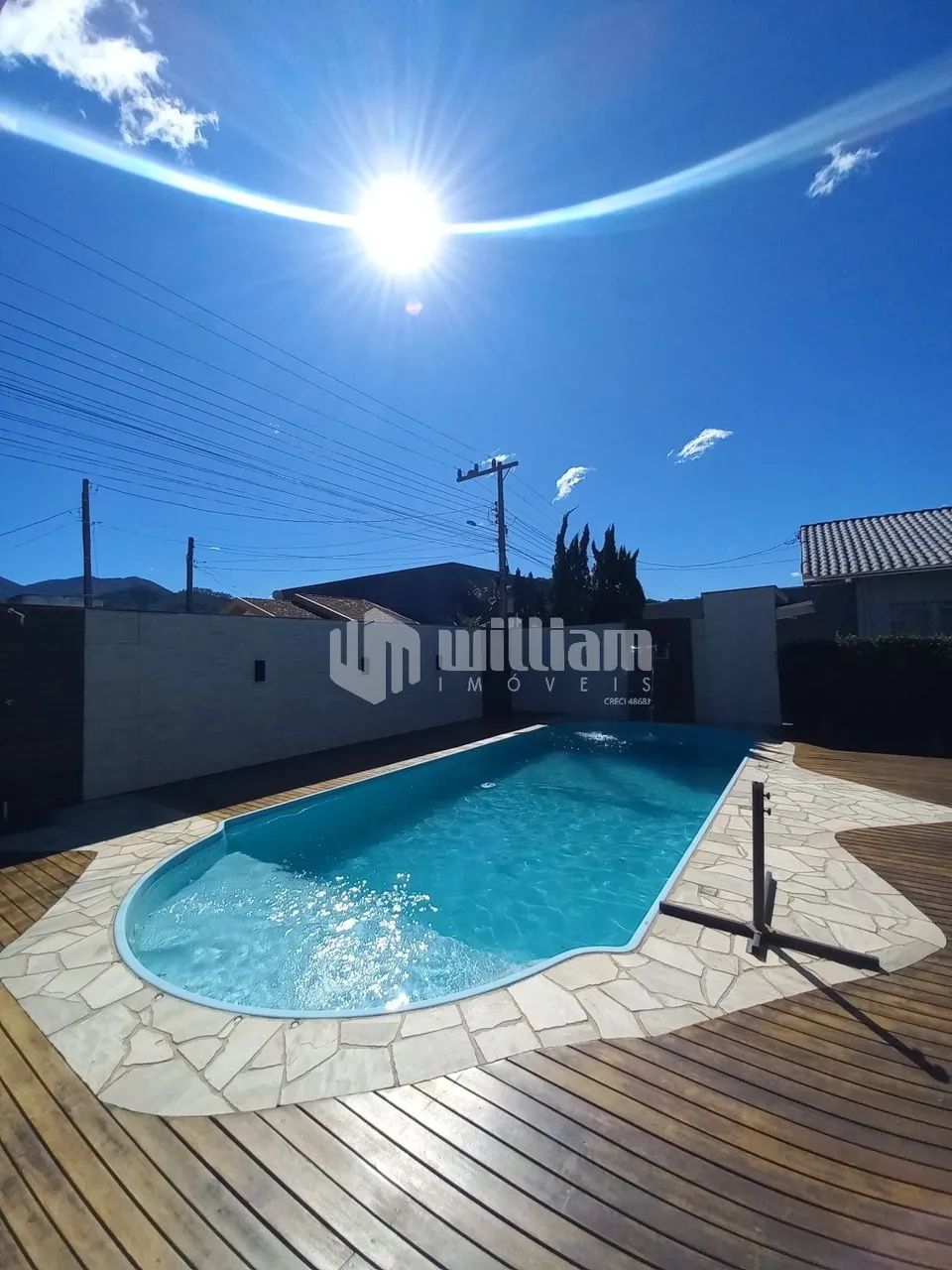CASA MOBILIADA COM PISCINA, ÁREA DE FESTAS E GALPÃO - Foto 3