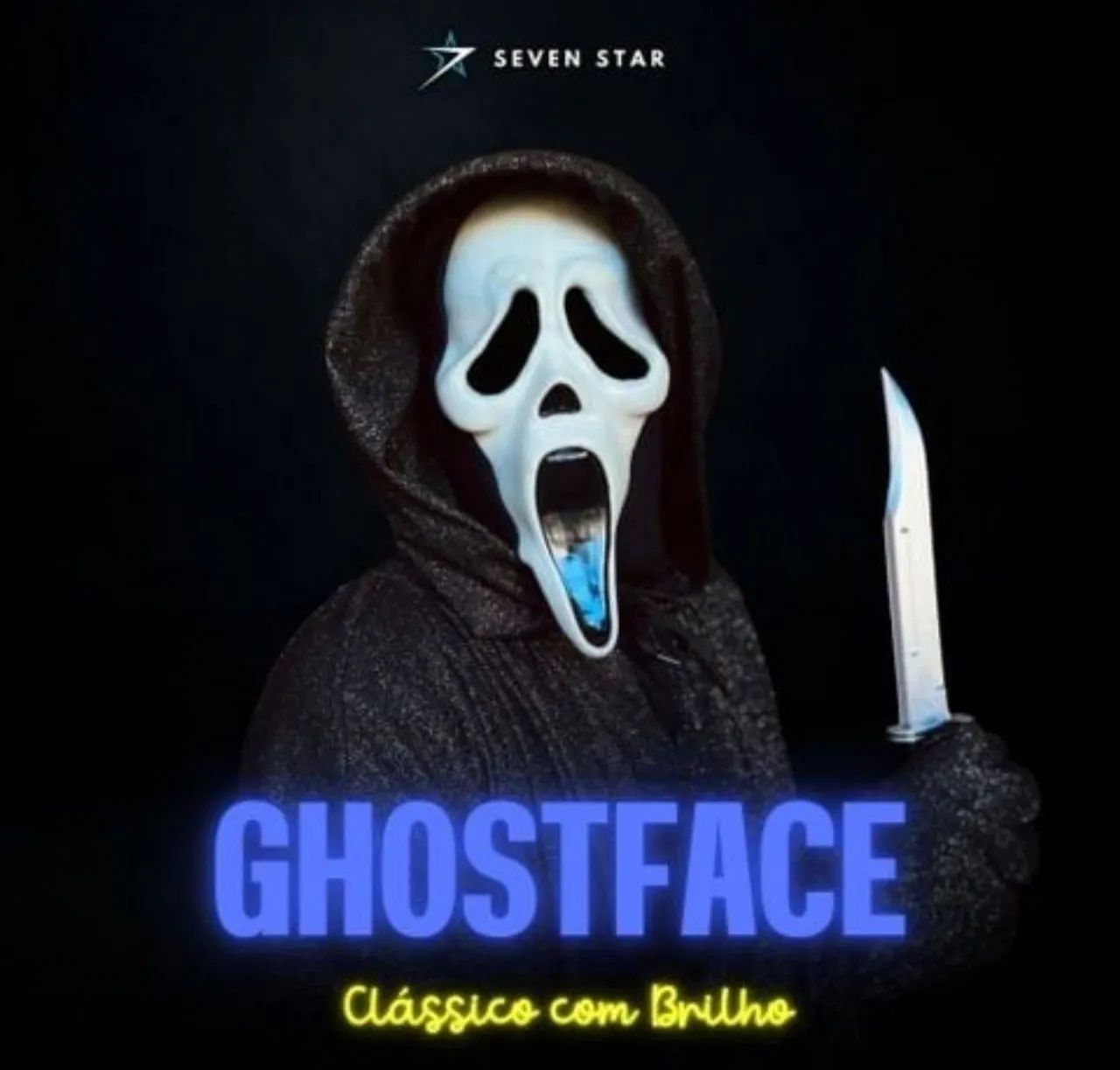 Cosplay ghostface completo + faca