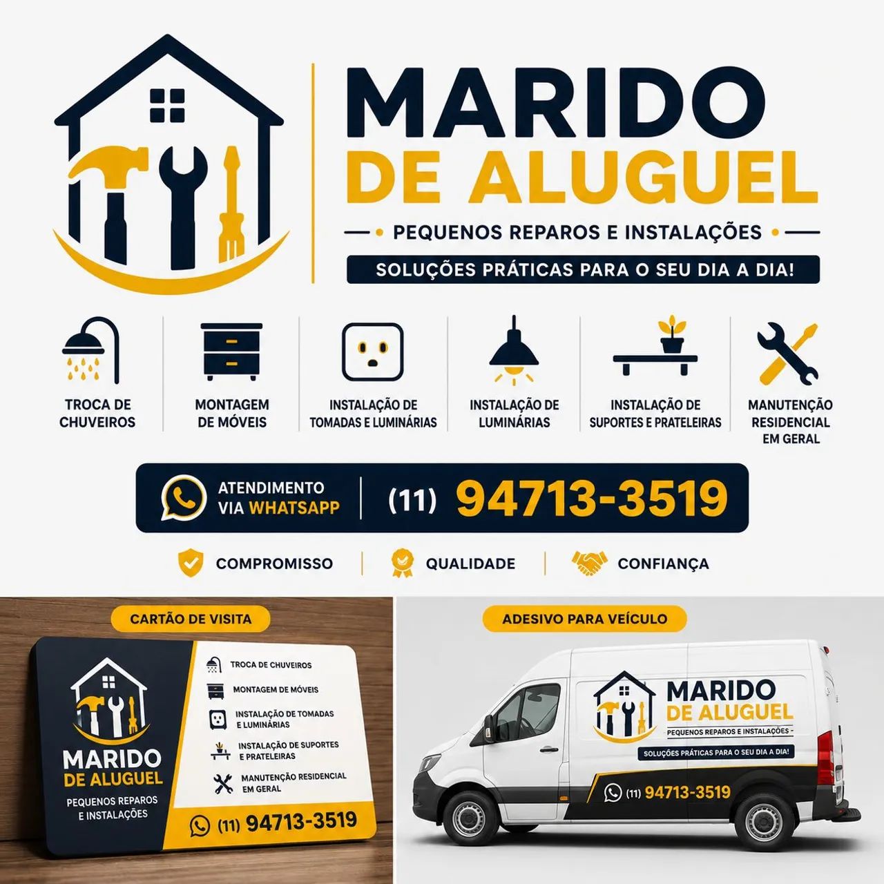 Marido de Aluguel - Reparos e consertos de emergência 
