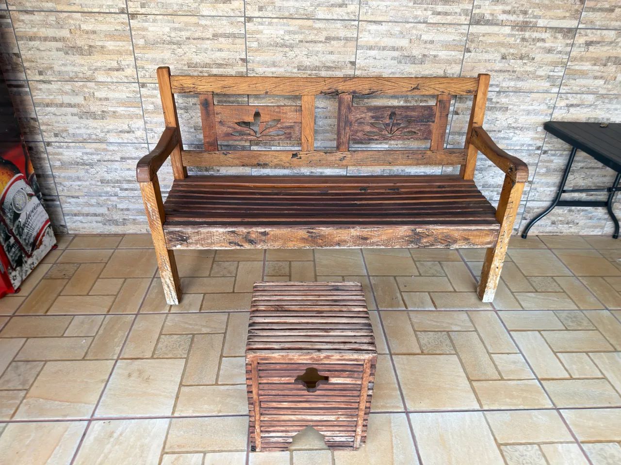 Banco de madeira 1,50cm - Foto 3