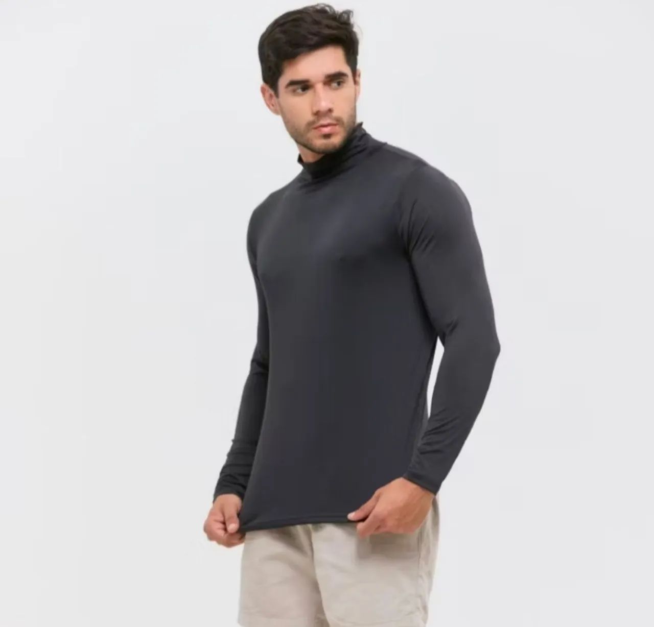 Camisas de proteção solar UV+50 Gola alta - Foto 2