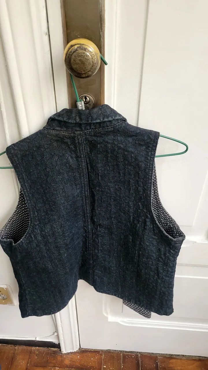 Colete jeans acolchoado Maria filo  - Foto 3