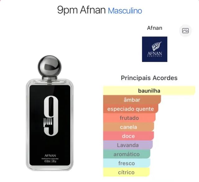 Perfume 9pm Afnan Eau De Parfum 100ml - Foto 2