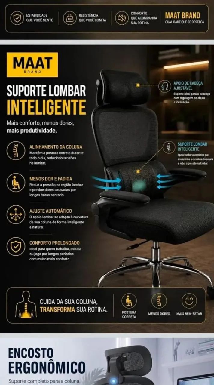 Cadeira ergometrica 