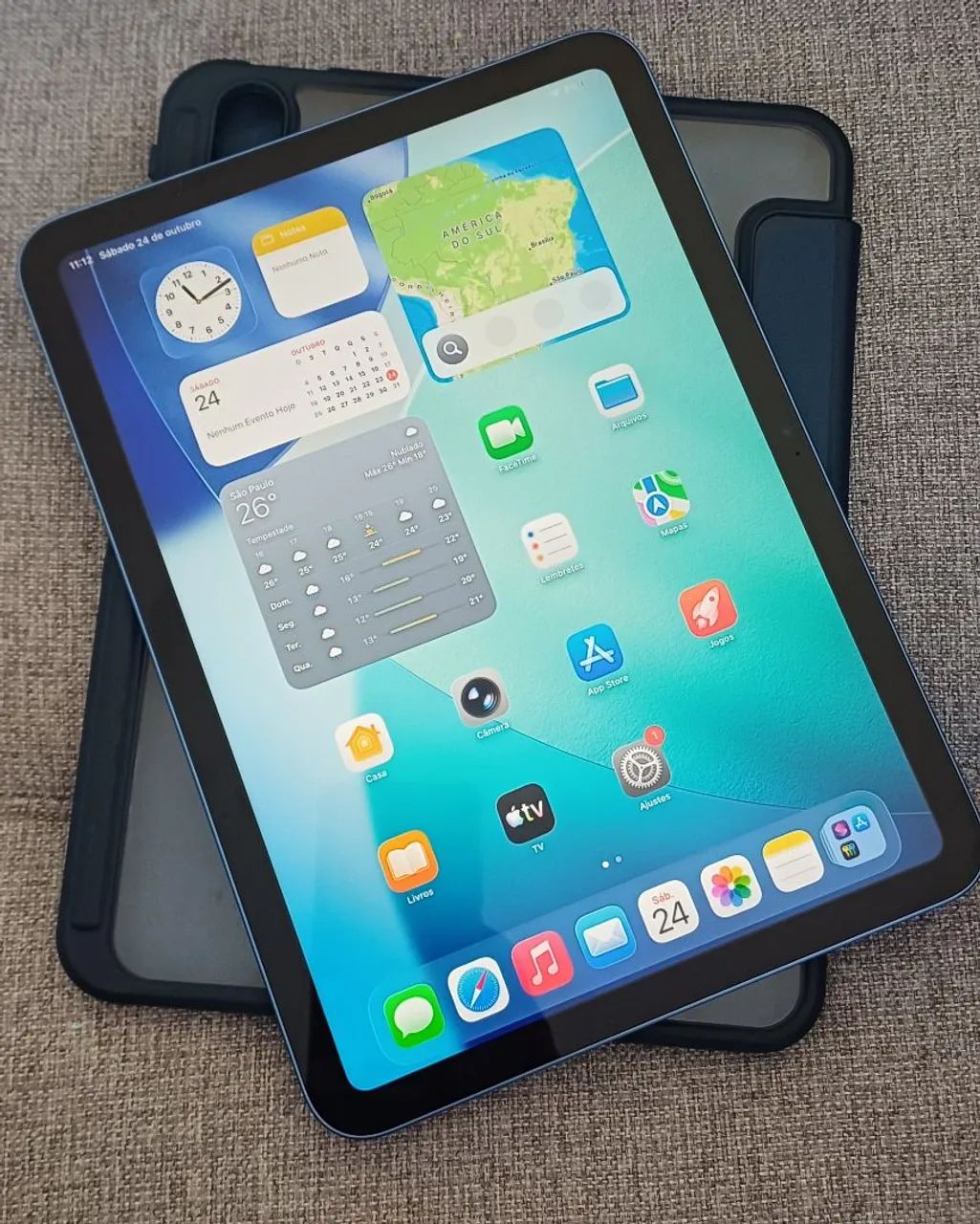 iPad 10 azul Perfeito Troco