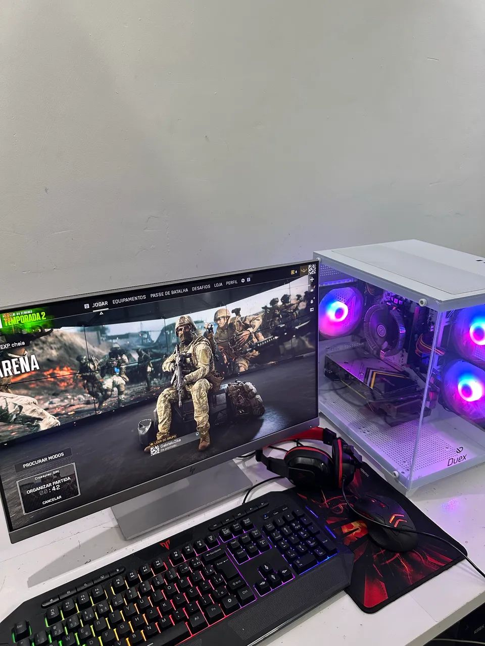 Pc Gamer i5 12400, 2Tb, RX5600XT Completo
