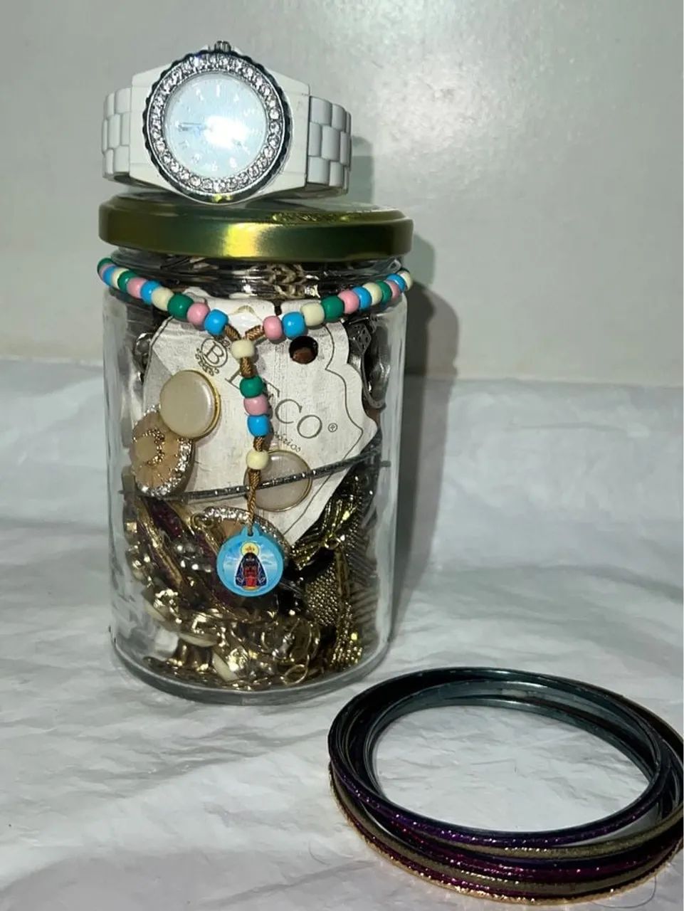 pote de joias não misteriosas (novas e usadas) - Foto 2