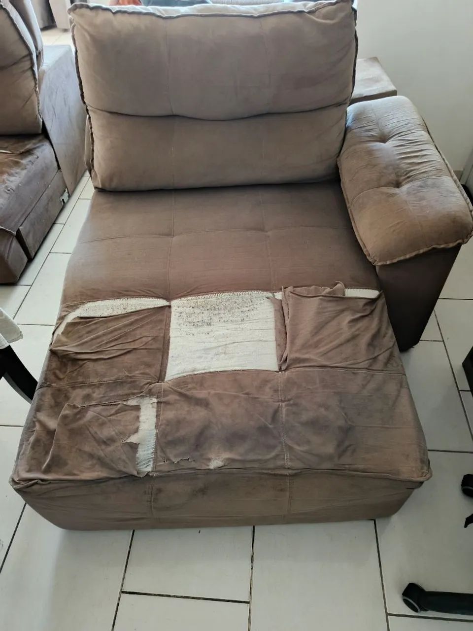 DOAÇÃO DE SOFÁ USADO - Foto 5