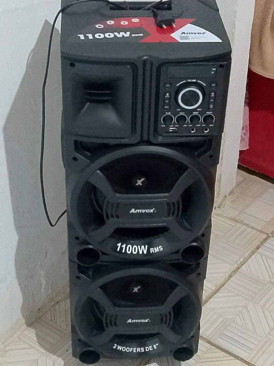 Caixinha de som amvox seminova  - Foto 2