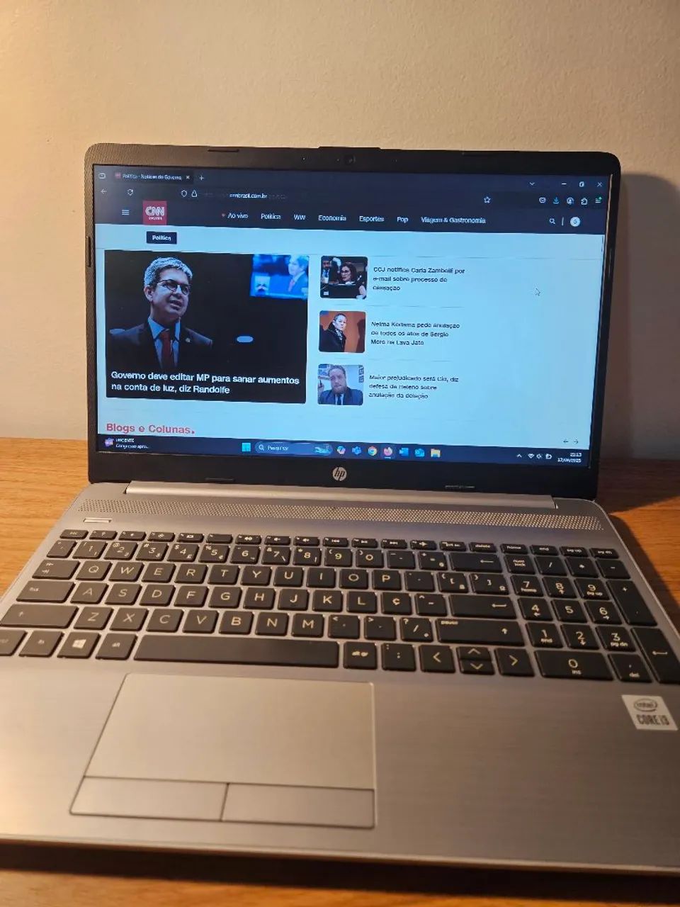 Notebook HP I3 15.3 polegadas - 256GB SSD - 8GB RAM - Foto 3