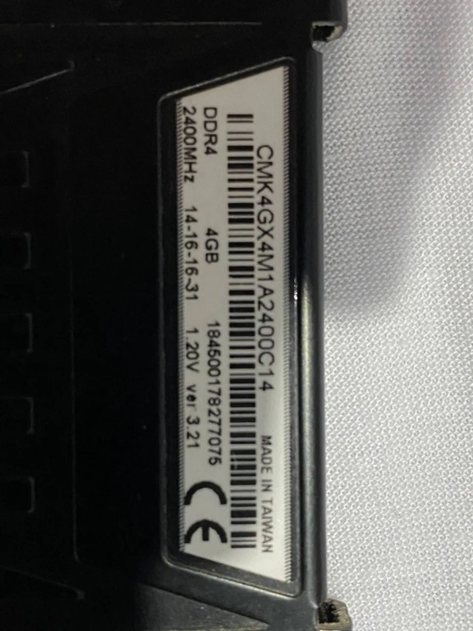Memoria ram 4G ddr4