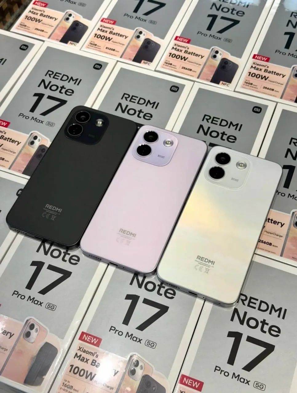 Redmi note 17 pro max 512GB de memória 