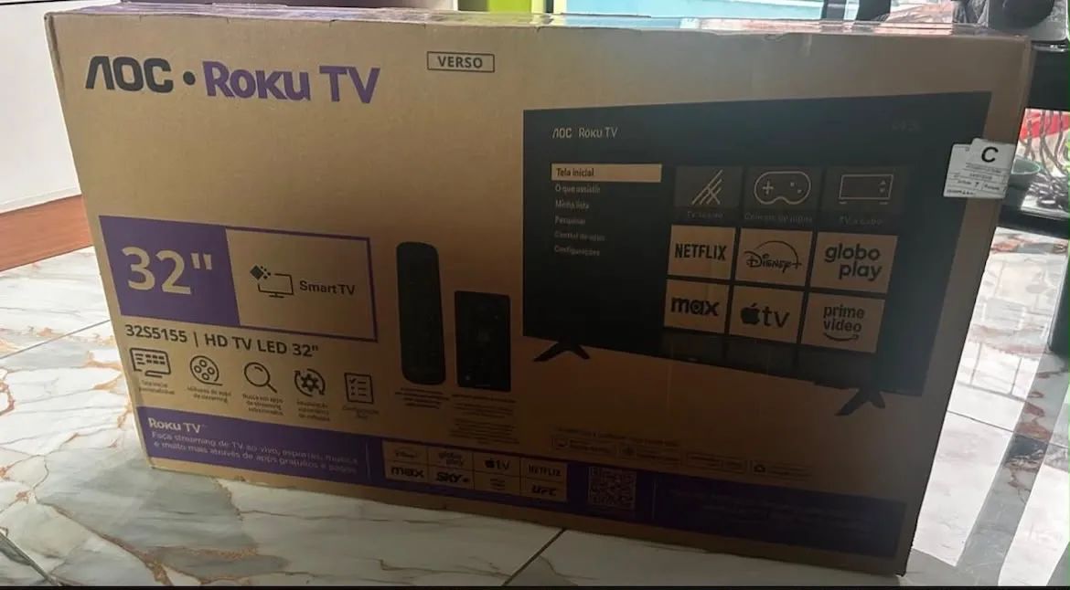 Smart tv roku 32 polegadas