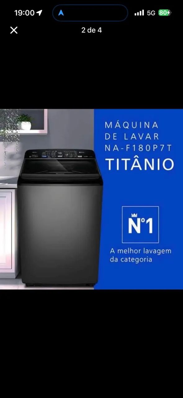 Lavadora 18kg Panassonic - Foto 4