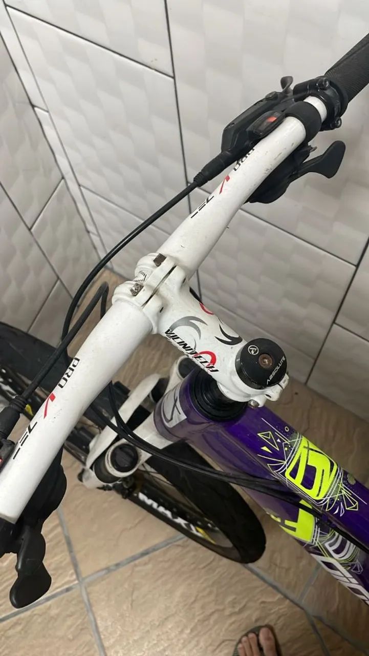 Bicicleta Gios BR aro 26 de alumínio roxa - Foto 2