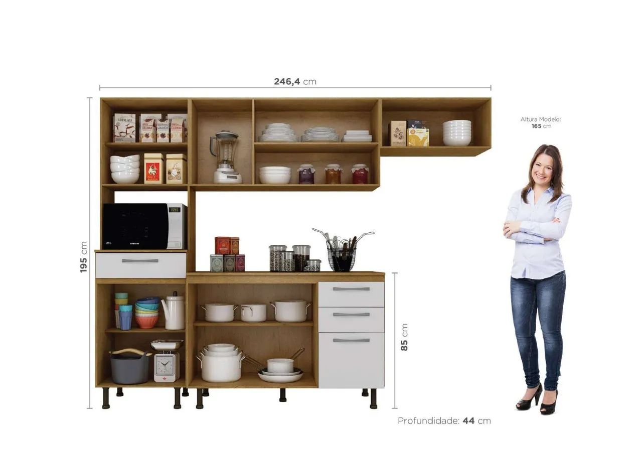 Cozinha Completa com Vidro  - Foto 4
