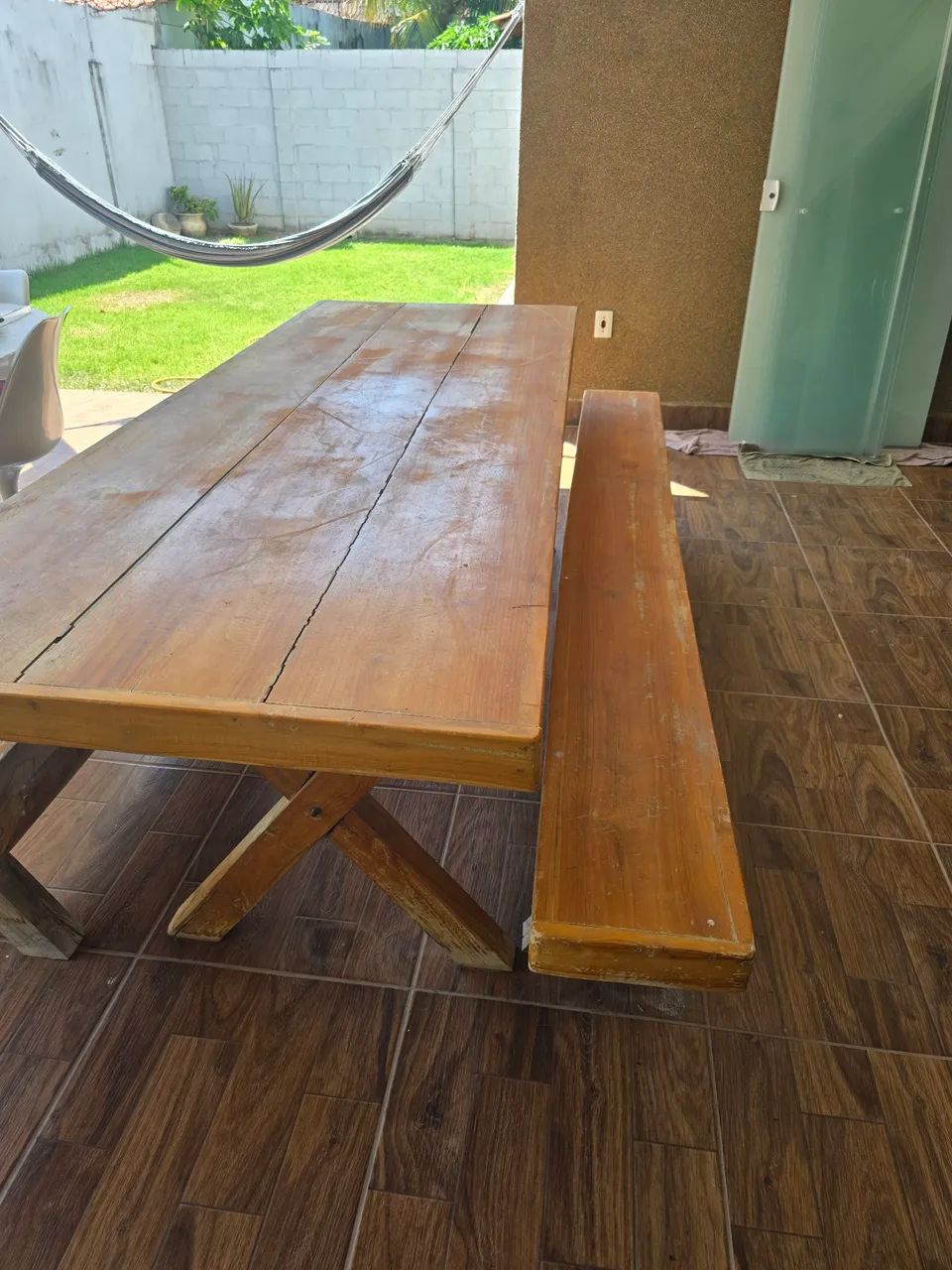 Mesa madeira angelim  - Foto 3