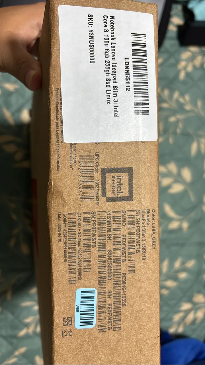 Notebook Lenovo Idealpad