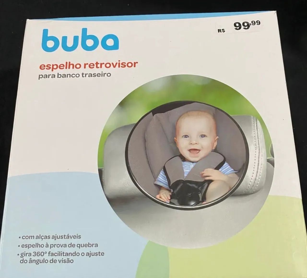 Espelho retrovisor de carro para bebê - BUBA