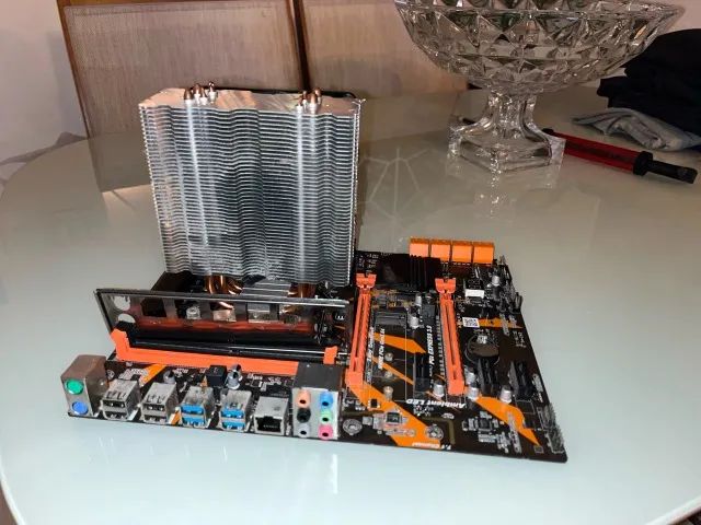 Kit X99 com Xeon e5-2678 v3 e Air cooler já instalados. - Foto 2