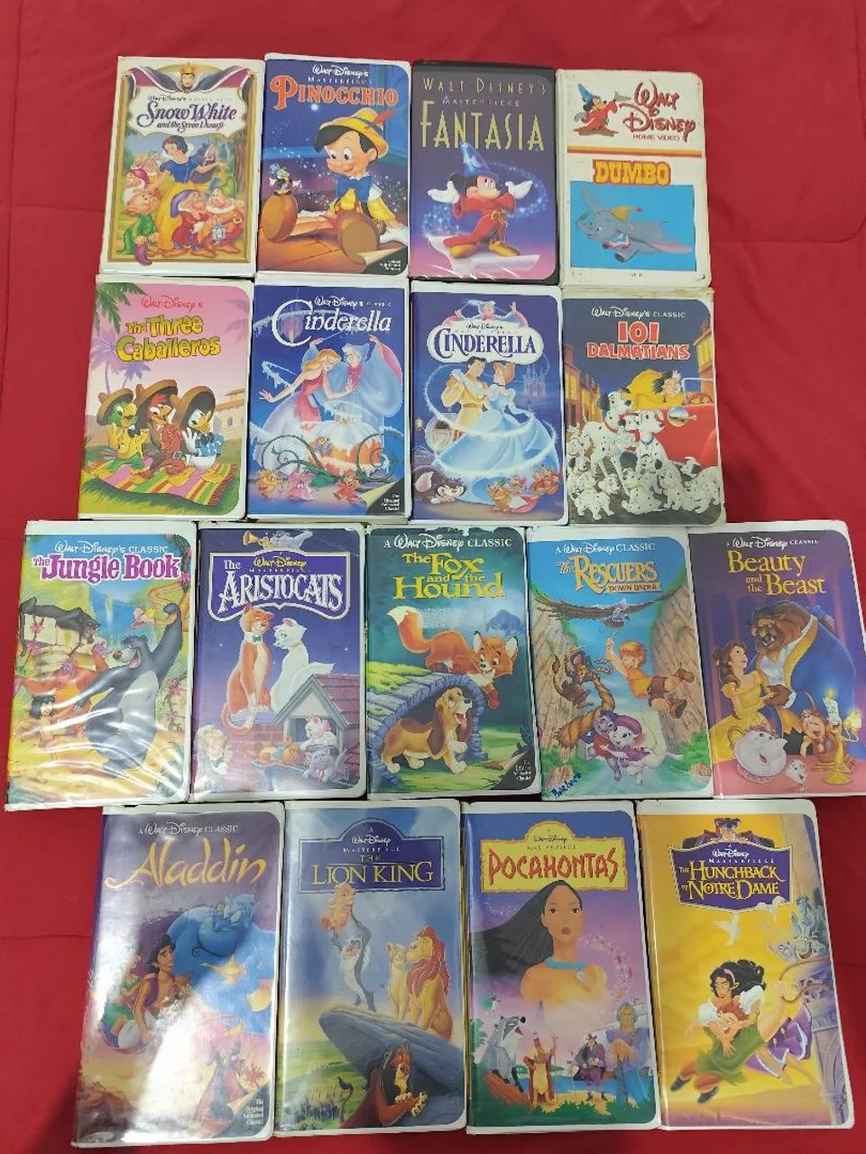 Disney Master Collection等 VHS11本セット(US版) Lote Coleção Walt Disney Classics & Masterpiece - VHS Importadas