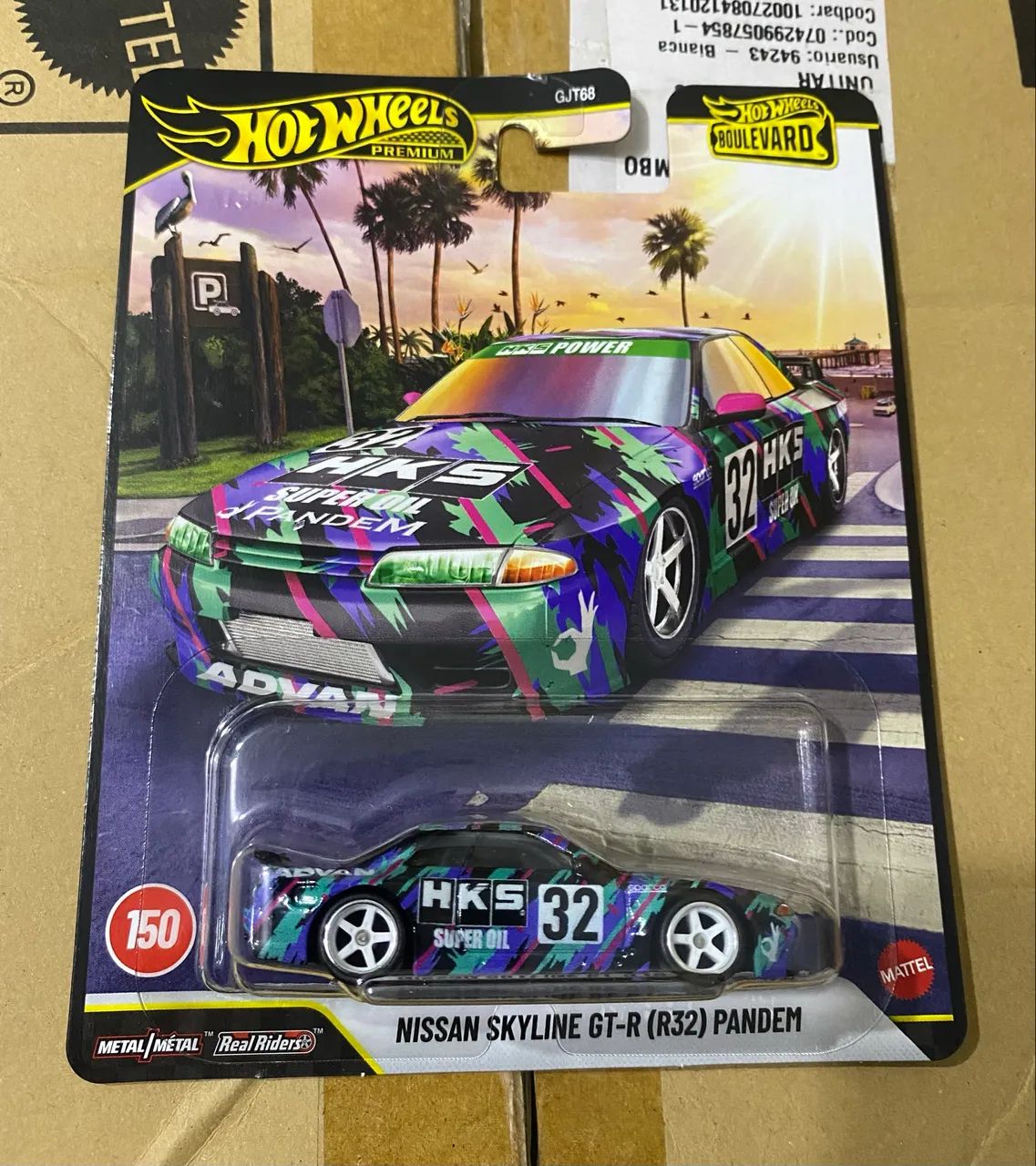 Hot Wheels Premium Boulevard Nissan Skyline R32 Pandem HKS