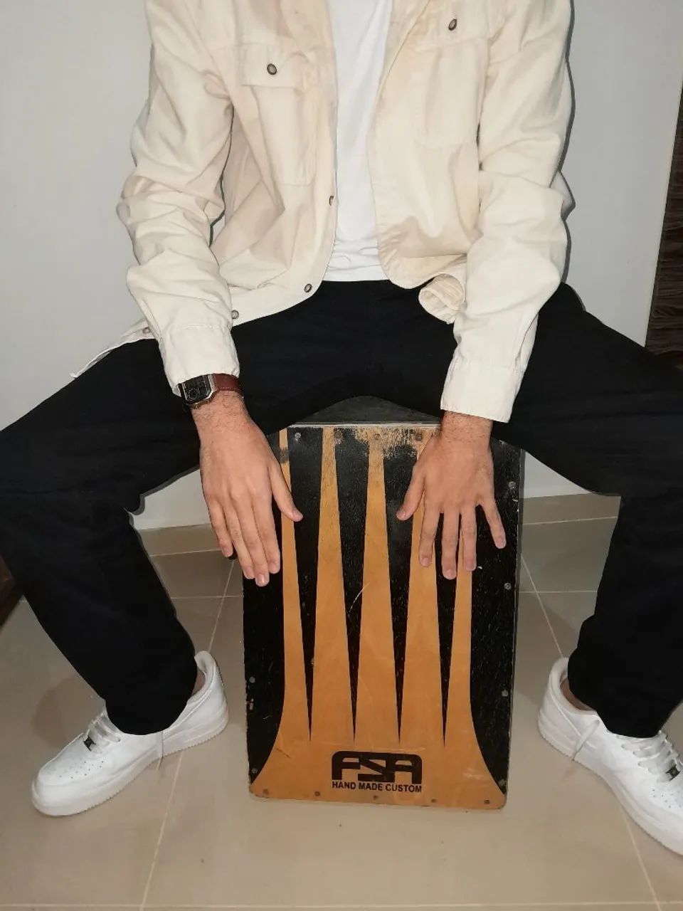 Cajon elétrico acústico FSA - Foto 4